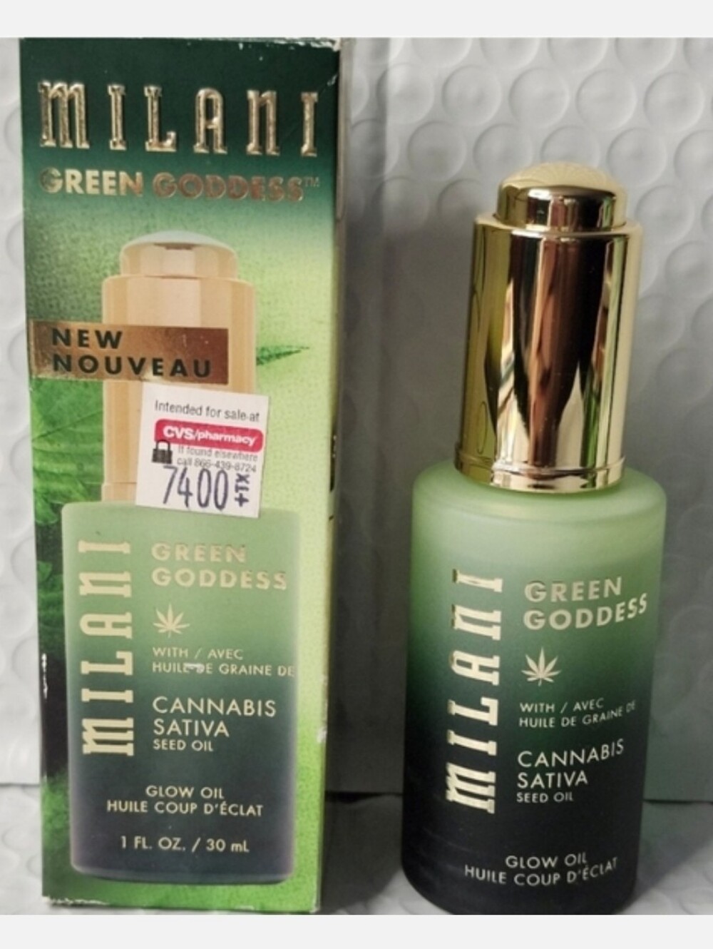 Milani Green Goddess Glow Oil